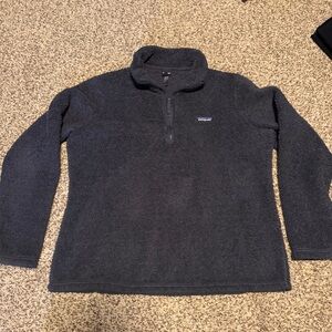 Patagonia Los Gatos Sherpa Quarter Zip Pull Over Women’s XL